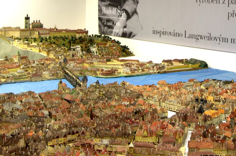 Šípův model Prahy Praha 19. století
